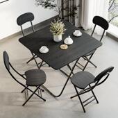 可折叠桌学习宿舍电脑书桌便携摆摊桌子简易出租屋餐桌家用小方桌