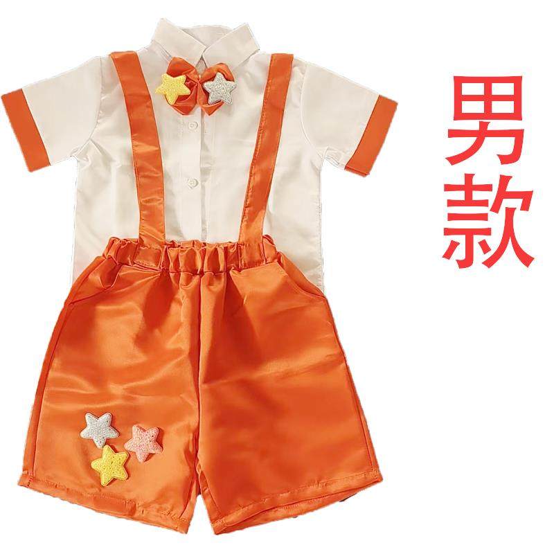 正品六一年级我怕道具童背带裙裤演出服不演服少舞蹈表服大合唱表