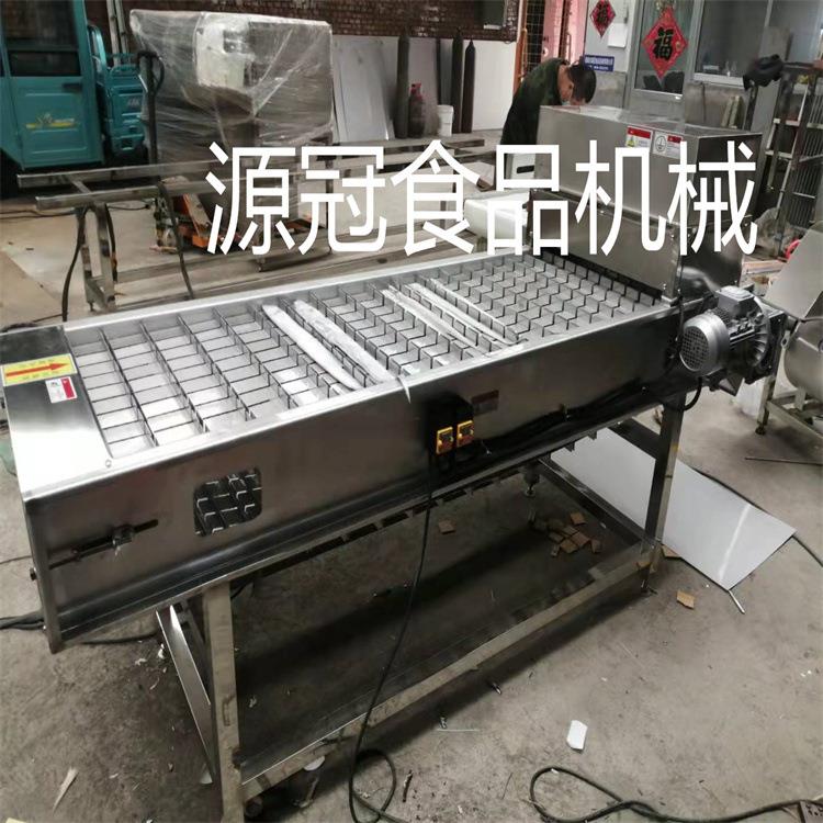 源冠机械刀鱼切段机商用连续式带鱼分段机全自动带鱼段切割设备
