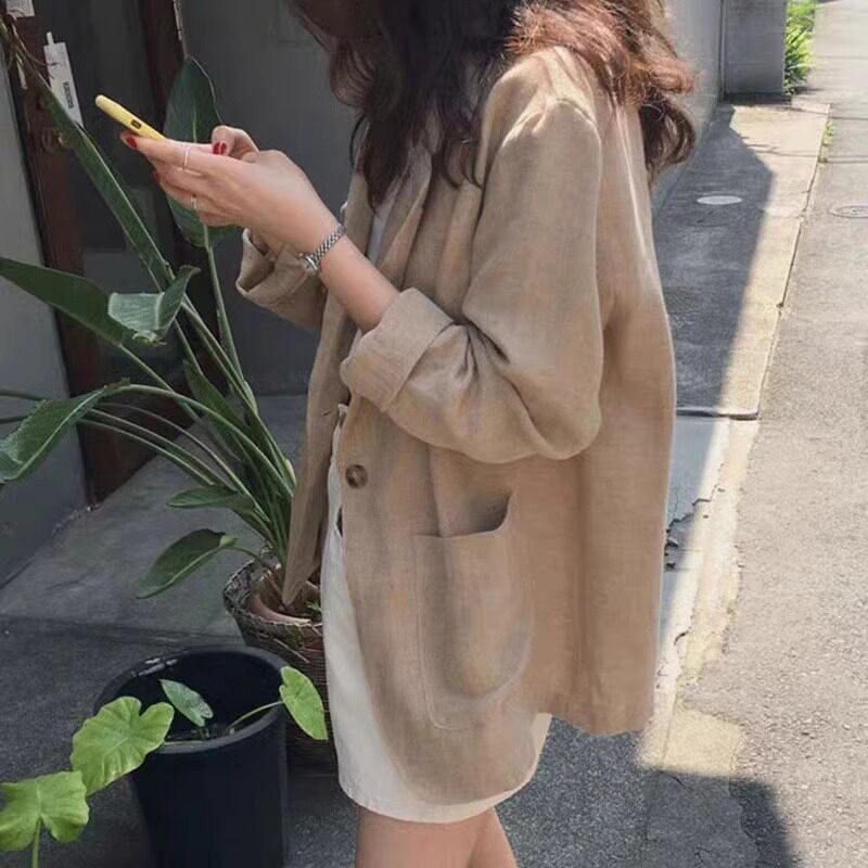 法国Rixo Kelly气质百搭设计感西装外套宽松休闲高级感薄款小西服