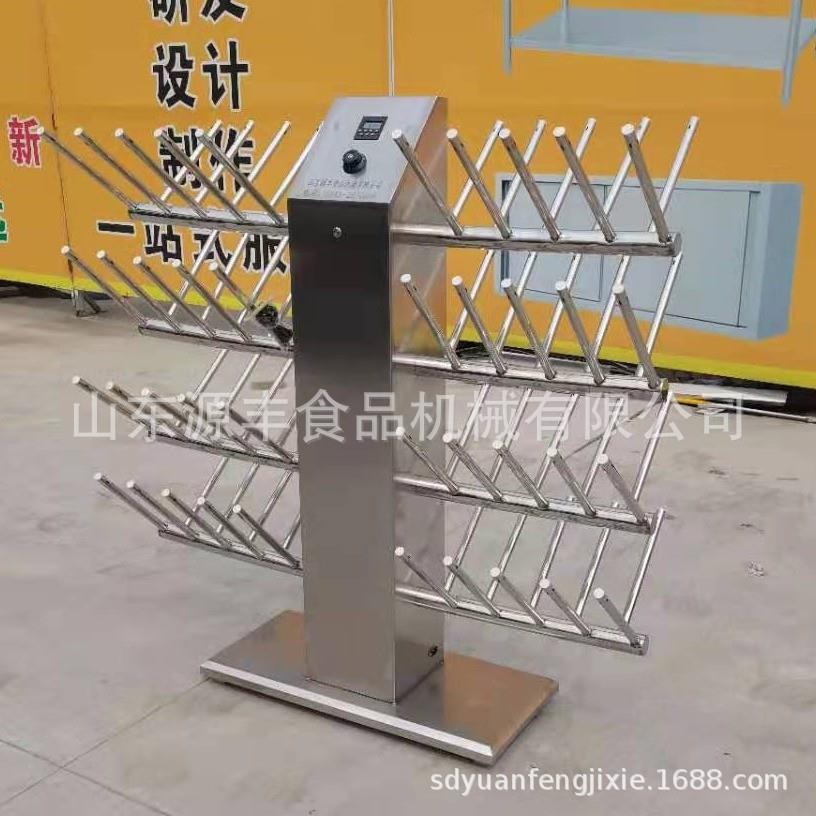 04材质不锈钢带臭氧热风烘干水鞋架40双双面烘干水靴架烘鞋器