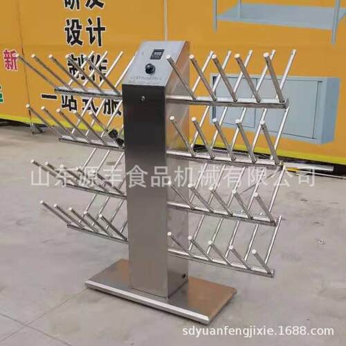 04材质不锈钢带臭氧热风烘干水鞋架40双双面烘干水靴架烘鞋器