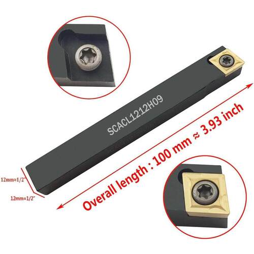 1 件 SCACR1212H09 和1 个 SCACL1212H09和  10个刀片