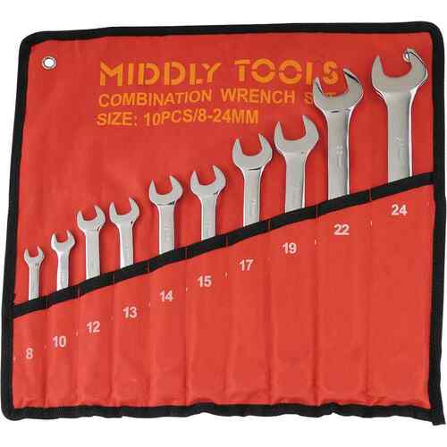 厂家生产 MIDDLY两用扳手 梅开扳手 10件套两用扳