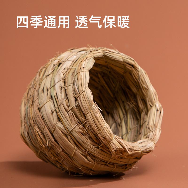 芦丁鹦鹉草窝鸟窝批发造景装饰