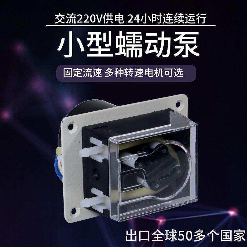 小型蠕动泵工厂直销交流220V烟气在线CEMS排水24小时运行进口泵管