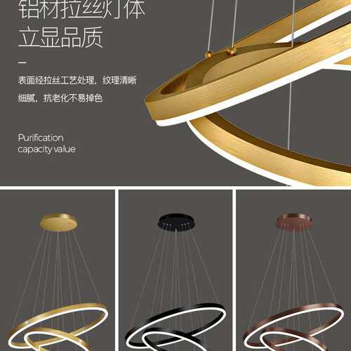 复式楼大吊灯客厅挑高挑空loft公寓别墅大厅跃层中空楼中楼梯吊灯