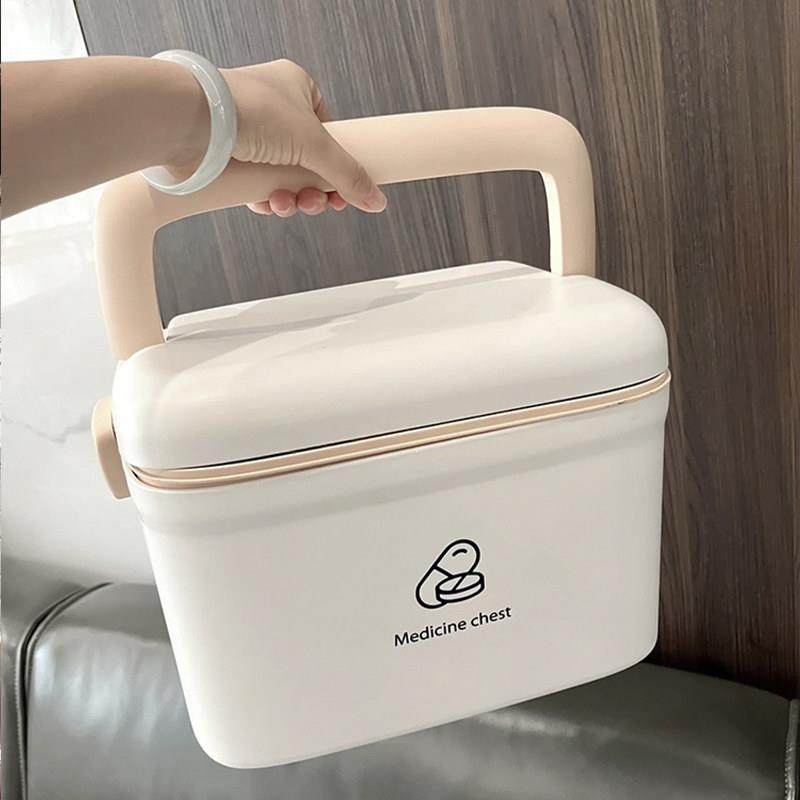 医药箱家庭装家用医疗箱大容量便携式多功能应急常备药品收纳盒大