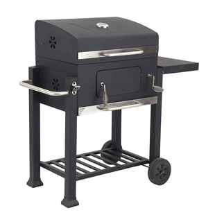 油桶炉 露营烧烤架便携简烧易安装 BBQ院庭烤炉厚大 号烤肉炉美加式