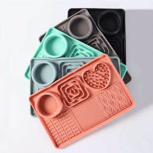 狗丰荣舔舐玩具食具狗狗慢食垫餐垫吸盘缓食垫狗舔垫宠物用品舔垫