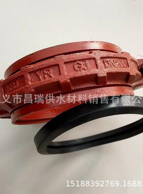 卡箍式柔性伸缩接头 煤矿粉尘管道卡箍式快速接头DN159/219/273mm
