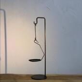 铁艺烛台复古禅意茶道书房文人装 饰摆件仿古怀旧静物中国风蜡烛台