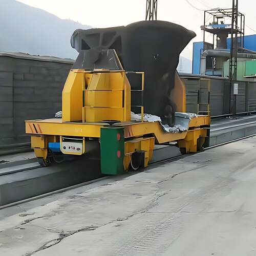 钢包转运车厂家电动搬运平板车160T渣车地轨平车200吨钢水包车