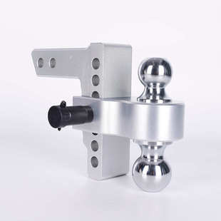 厂家直发 6inch双球头拖车臂配双锁 热卖 铝合金可调节方口2