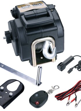 厂家直销12V/24V3500磅电动船用绞盘 高品质