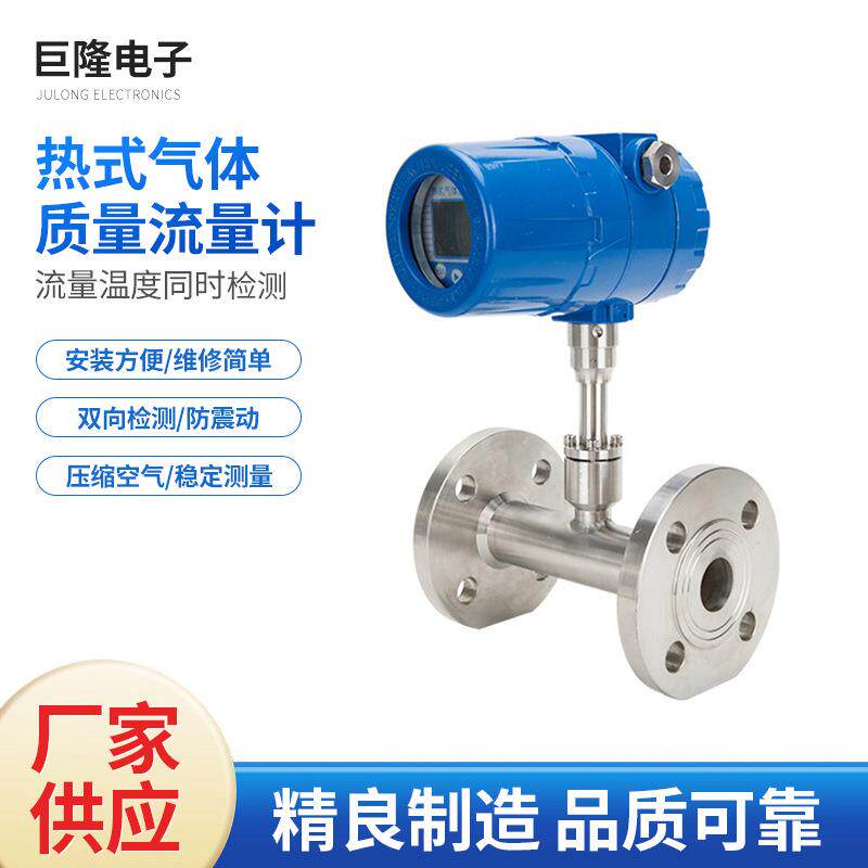 气体质量流量计压缩空气氧气天然气氮气计量仪表设备大流量