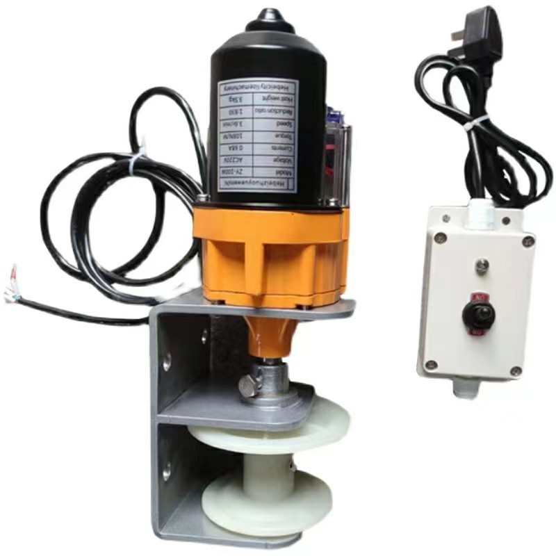 电动卷膜器大棚专用配件批发24v220v自动放风机上开型电动卷帘器