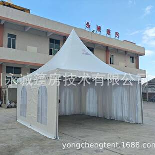 6X6米户外活动接待展览篷房户外铝合金婚庆派对尖顶帐篷