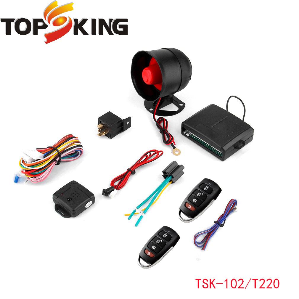 生产厂家供应单向汽车防盗报警器 CAR ALARM 12V车载改装用品