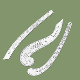 新品多功能服装放码尺亚克力板 多种款式直尺套装服装缝纫尺