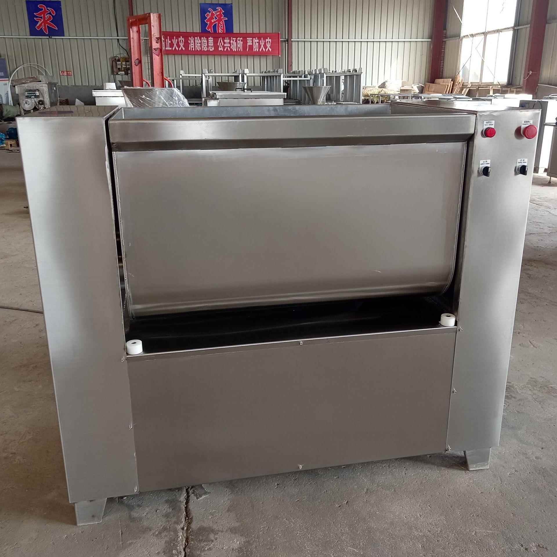 全自动食品和馅机小型馅料搅拌机火腿肠灌肠肉馅双轴真空拌馅机