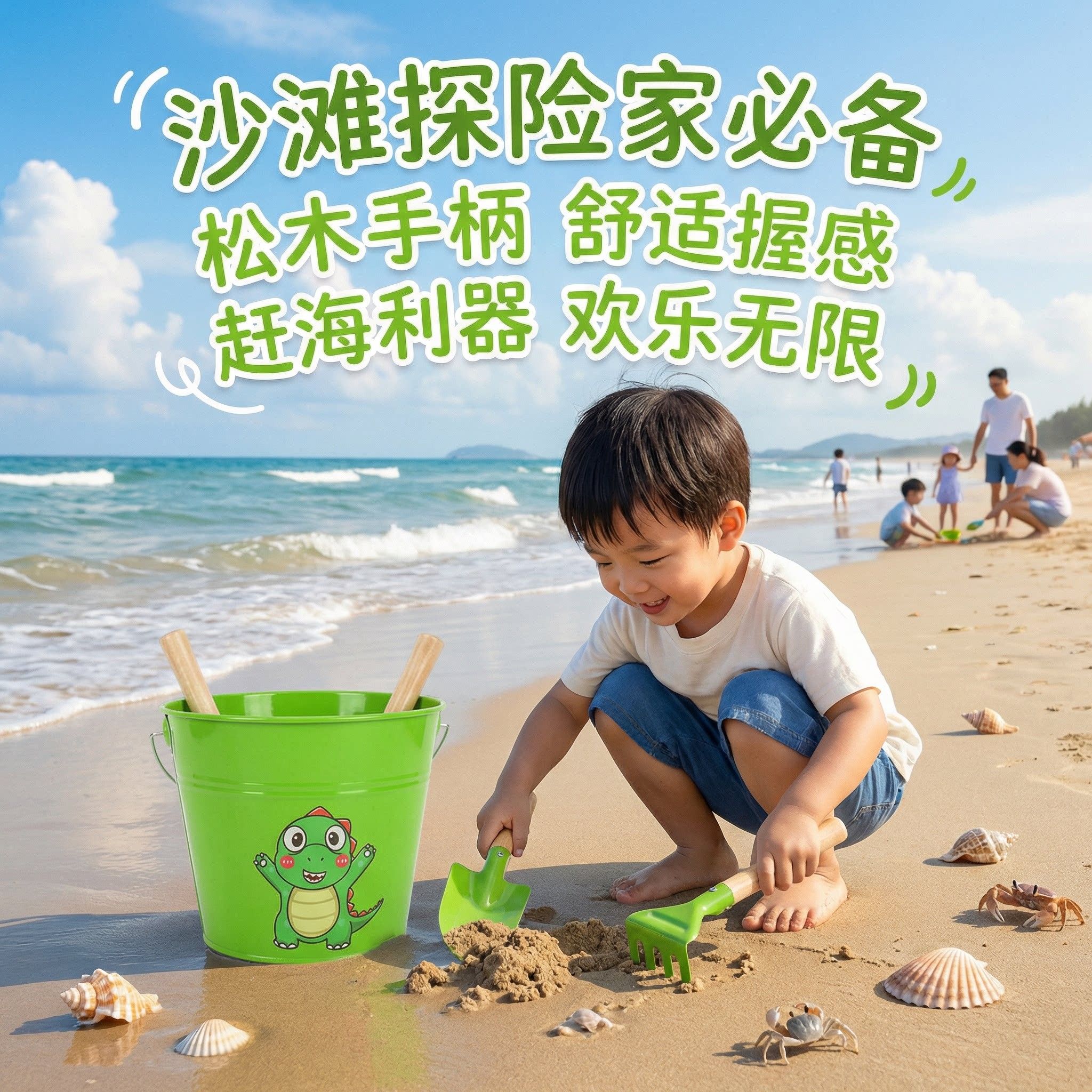 儿童挖沙工具套装宝宝户外沙滩挖土玩具铲赶海铁铲子铁桶装备大全