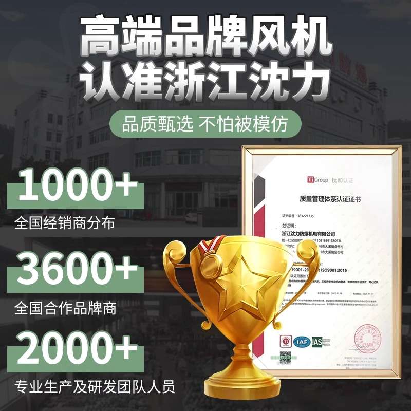 沈力轴流风机220v排风扇耐高温强力抽风机厨房商用380v工业大功率