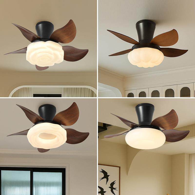 中古风风扇灯2026新款复古餐厅风扇灯卧室静音风扇灯书房护眼灯具