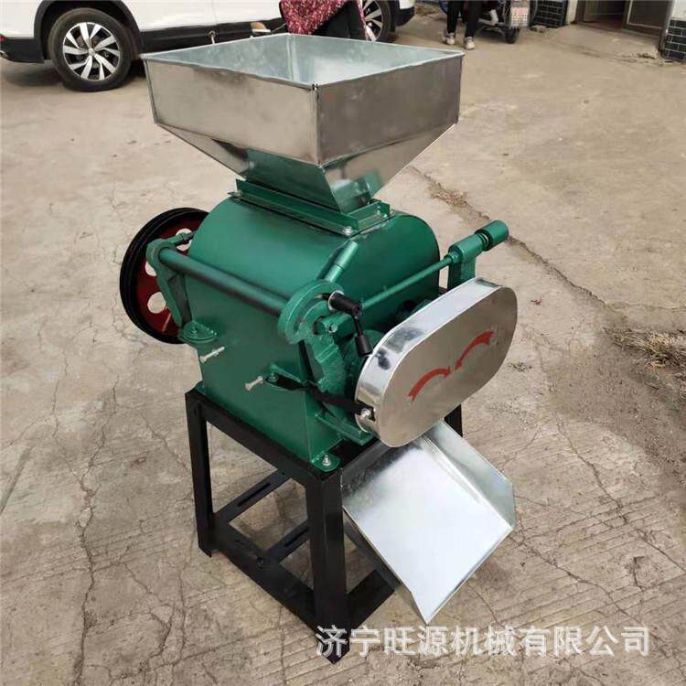 黄豆玉米挤扁机 家用小型挤扁机 粮食压扁破碎机