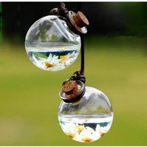 Car Hanging Perfume Pendant Fragrance Air Freshener Empty Gl