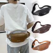 户外运动多功能单肩包 休闲斜跨包 pu防水胸包手机包 腰包韩版 男士