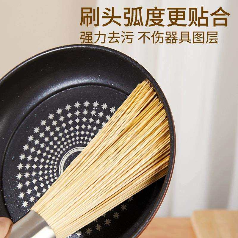 天然竹锅刷房厨洗锅刷子131家锅用老式竹炊刷帚清洁涮锅
