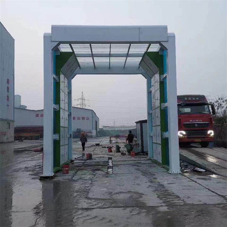 全自动高压洗轮机自动感应运输车辆污垢清理建筑工地用洗车机