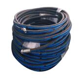 高耐压钢丝软管1500公斤压力高压水射流胶管超高压清洗机胶管