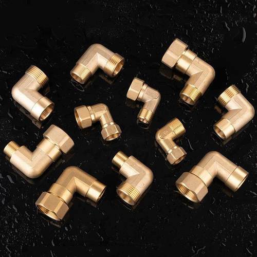 全铜变径异径弯头1寸6/4分转换DN15/20/25内外丝水管接头配件大全