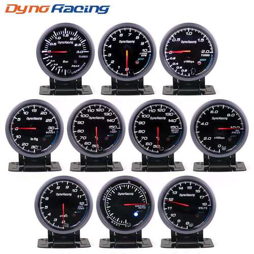 Dyno Racing 60mm指针式转速表/涡轮增压表/水温/油温/油压/电压