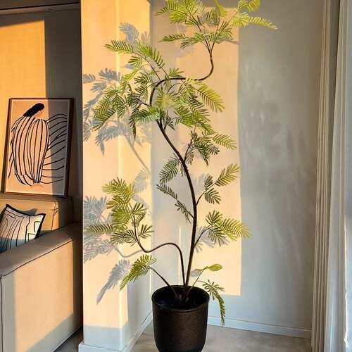 绿植密尔猴耳环落地盆栽摆件室内客厅装饰大型轻奢仿生假植物