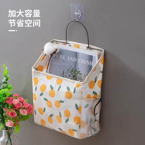 Single-pocket hanging organizer for dorm room storage, perfe