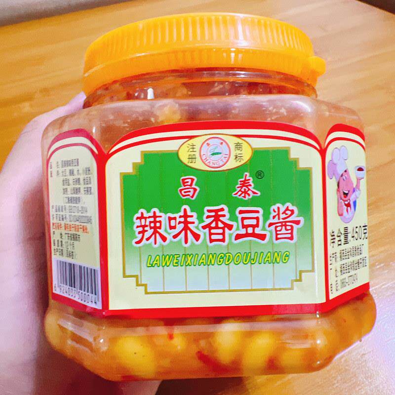 昌泰黄豆酱潮汕普宁特产辣味豆瓣酱香辣调味酱炒菜蒸鱼好吃的调料 - 实物图