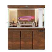 鱼缸水族箱大型客厅落地家用免换水底下过滤超白玻璃隔断屏风鱼缸