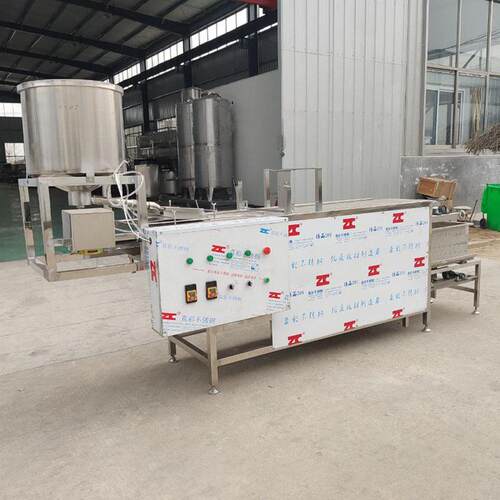 豆腐皮加工机价格全自动仿手工豆腐皮机技术一对一教学豆腐机