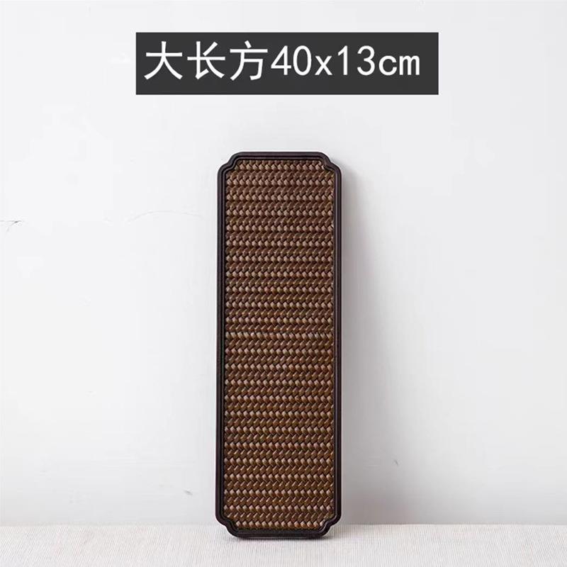 面托盘制木托盘实木20230605盘长方形竹子木质席托盘圆盘茶盘复古