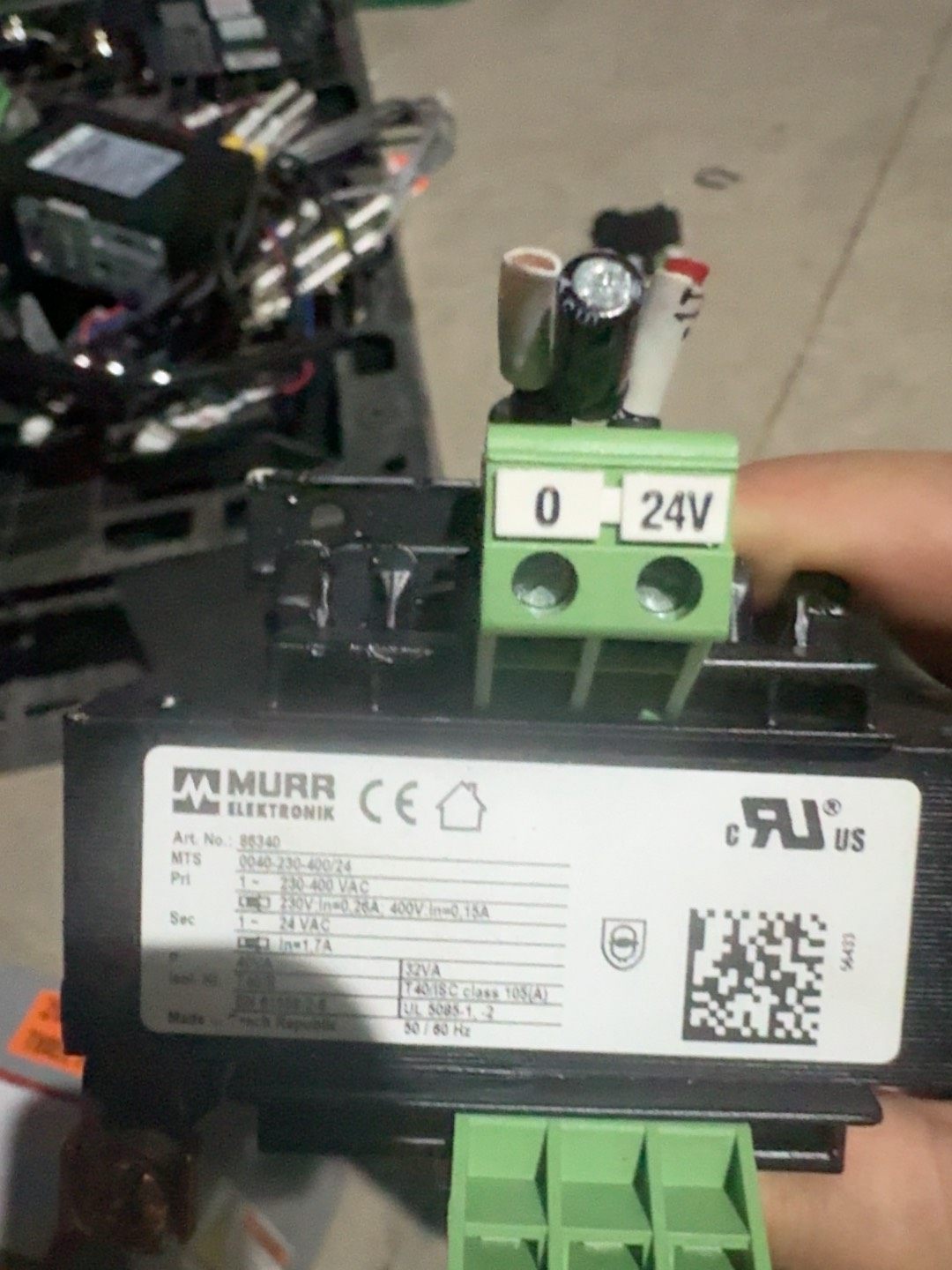 穆尔MURR变压器拆机件    0040-230-400/2