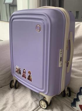 高档MNRE出日本行李箱女音20寸静万向轮拉A杆箱口24寸男学生pc旅