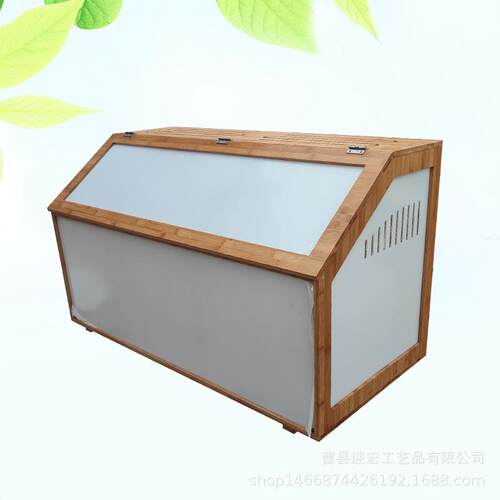 新款木质亚克力芦丁鸡饲养箱家居金丝熊宠物箱实木造景宠物保温箱