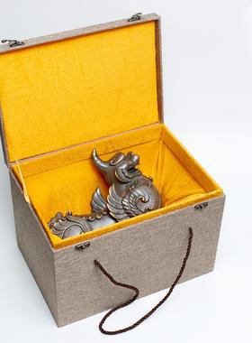 新款品纯獬豸铜摆件正义神兽法律文创礼律公所律师办室公司开业礼