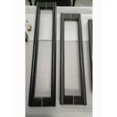 玻璃门把手不锈钢圆管黑色扶手酒店木门门把手框架门浴室简易大把