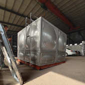 水箱 蓄水箱一体式 304不锈钢水箱 50立方生活保温水箱焊接组合式