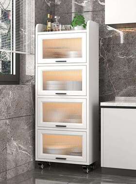 边柜现代餐简约厨客房储物柜子厅收纳柜靠墙碗柜茶物水柜夹VVV缝