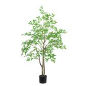 仿真南天竹假树仿真摆件客厅落地盆栽造景绿植居家大型假树摆设